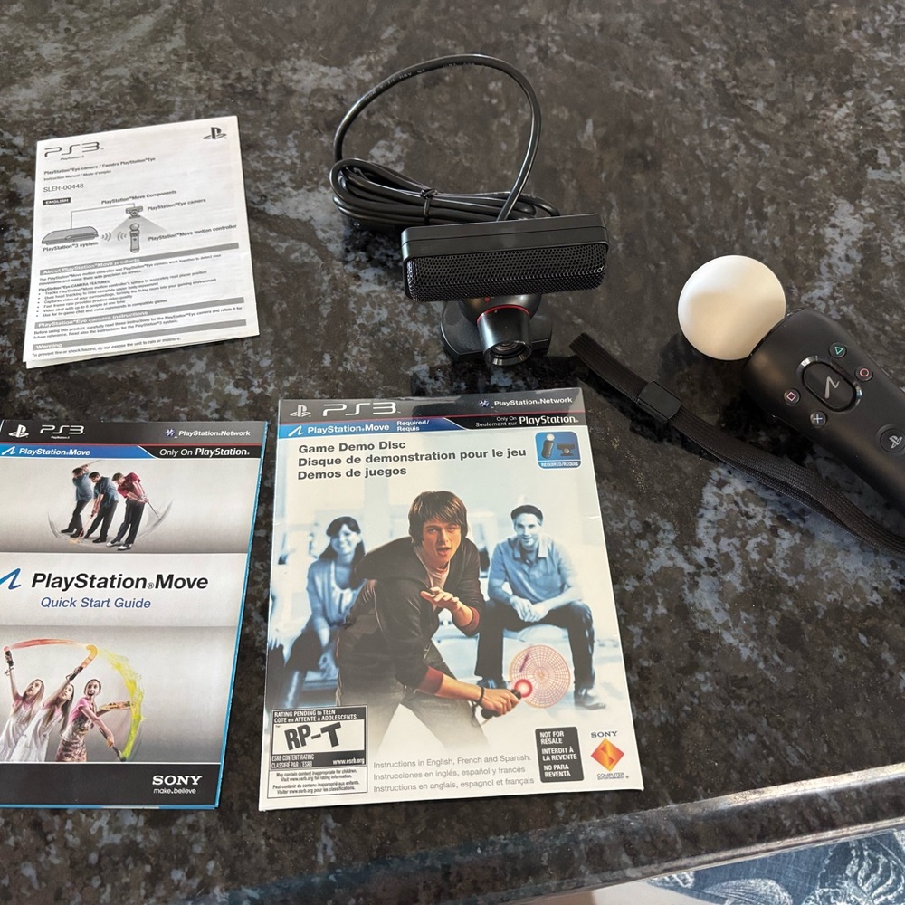 Sony PlayStation Move Quick Start Guide and Demo Disc